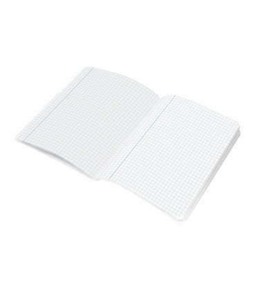 Libreta liderpapel smart a4 48 hojas 75g m2 cuadro 5mm con margen colores surtidos