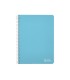 Cuaderno espiral liderpapel din a4 witty tapa dura 80h 90gr rayado nº46 colores surtidos