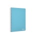 Cuaderno espiral liderpapel din a4 witty tapa dura 80h 90gr rayado nº46 colores surtidos