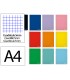 Cuaderno espiral liderpapel din a4 witty tapa dura 80h 90gr cuadro 5mm con margen colores surtidos