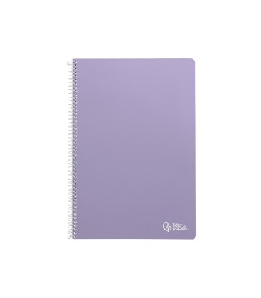 Cuaderno espiral liderpapel a5 micro smart tapa blanda 80h 75gr cuadro 5mm doble margen 6 taladros colores