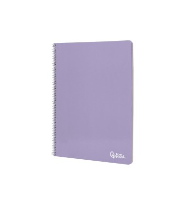 Cuaderno espiral liderpapel a5 micro smart tapa blanda 80h 75gr cuadro 5mm doble margen 6 taladros colores