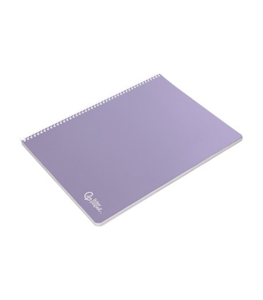 Cuaderno espiral liderpapel din a4 smart tapa blanda 80h 75gr cuadro 4 mm con margen colores surtidos