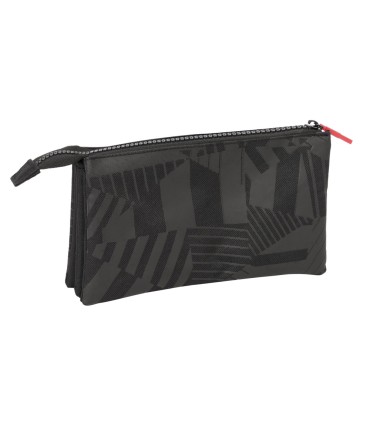 Bolso escolar portatodo safta triple fc barcelona black 30x220x120 mm