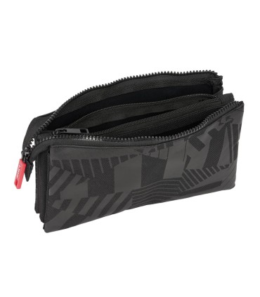 Bolso escolar portatodo safta triple fc barcelona black 30x220x120 mm