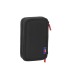Plumier escolar safta doble pequeno 29 piezas fc barcelona black 40x125x195 mm
