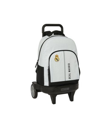 Mochila safta grande con ruedas compact evolution extraible real madrid 1 equipacion 24 25 450x330x220