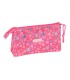 Bolso escolar portatodo safta triple safta feeling 120x220x30 mm
