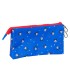 Bolso escolar portatodo safta triple mickey mouse good day 120x220x30 mm