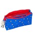 Bolso escolar portatodo safta triple mickey mouse good day 120x220x30 mm