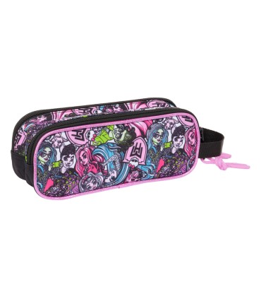 Bolso escolar portatodo safta doble monster high 80x210x60 mm