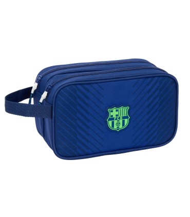 Neceser safta 2 departamentos adaptable a carro fc barcelona navy blue 150x260x125 mm