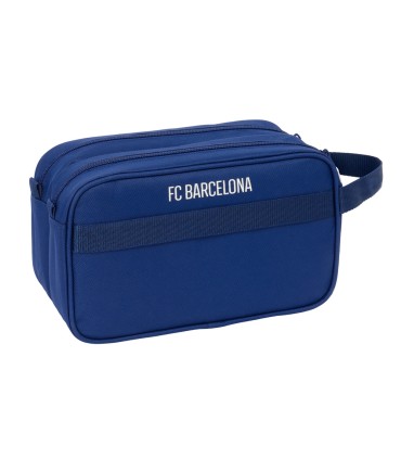 Neceser safta 2 departamentos adaptable a carro fc barcelona navy blue 150x260x125 mm