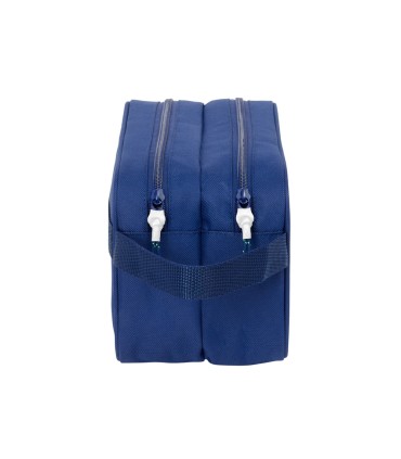 Neceser safta 2 departamentos adaptable a carro fc barcelona navy blue 150x260x125 mm