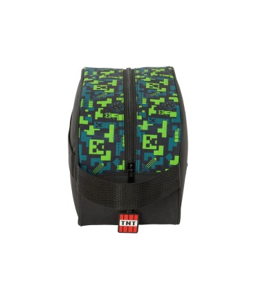 Neceser safta 1 asa adaptable a carro minecraft tnt 150x260x120 mm