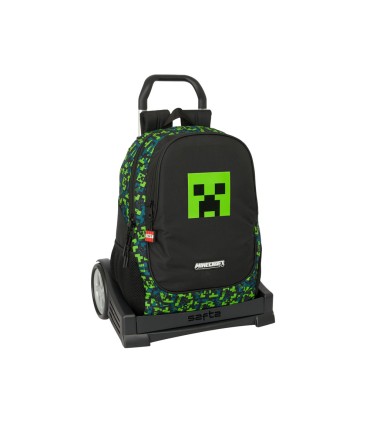Mochila safta mod 665 con carro evolution minecraft tnt 440x320x160 mm