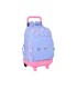 Mochila safta grande con ruedas compact extraible benetton lila 450x330x220mm