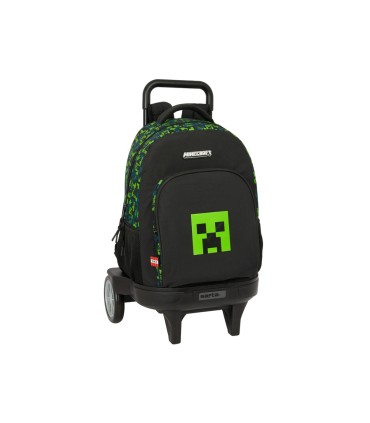 Mochila safta grande con ruedas compact evolution extraible minecraft tnt 450x330x220 mm