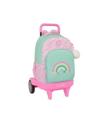 Mochila safta grande con ruedas compact evolution extraible glowlab amazing 450x330x220 mm