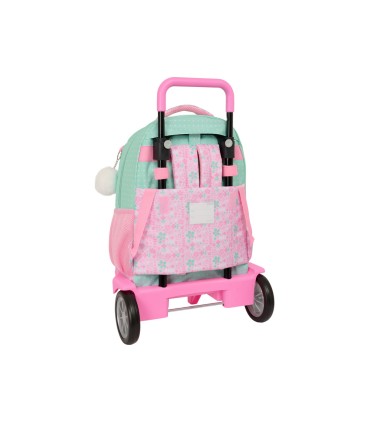 Mochila safta grande con ruedas compact evolution extraible glowlab amazing 450x330x220 mm