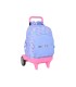 Mochila safta grande con ruedas compact evolution extraible benetton lila 450x330x220 mm