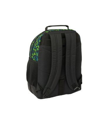 Mochila safta doble con cantoneras adaptable a carro minecraft tnt 420x320x150 mm