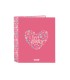 Carpeta carton folio 4 anillas safta lomo ancho safta feeling