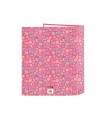 Carpeta carton folio 4 anillas safta lomo ancho safta feeling