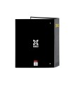 Carpeta carton folio 4 anillas safta lomo ancho munich topo
