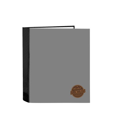 Carpeta carton folio 4 anillas safta lomo ancho blackfit8 old school