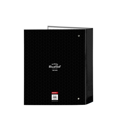Carpeta carton folio 4 anillas safta lomo ancho blackfit8 old school