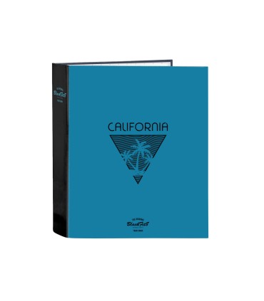 Carpeta carton folio 4 anillas safta lomo ancho blackfit8 california