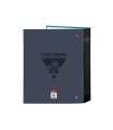 Carpeta carton folio 4 anillas safta lomo ancho blackfit8 california
