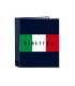 Carpeta carton folio 4 anillas safta lomo ancho benetton flag