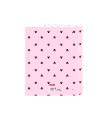Carpeta carton folio 4 anillas mixtas safta minnie mouse nalve