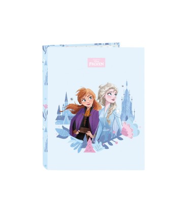 Carpeta carton folio 4 anillas mixtas safta frozen ice magic