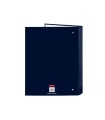 Carpeta carton folio 4 anillas mixtas safta benetton flag