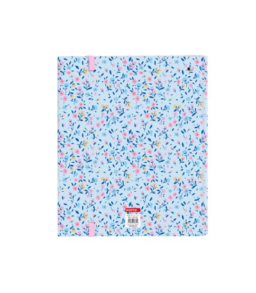 Carpeta con recambio safta din a4 cuadro 5 mm con goma y 5 separadores vicky martin berrocal paraiso