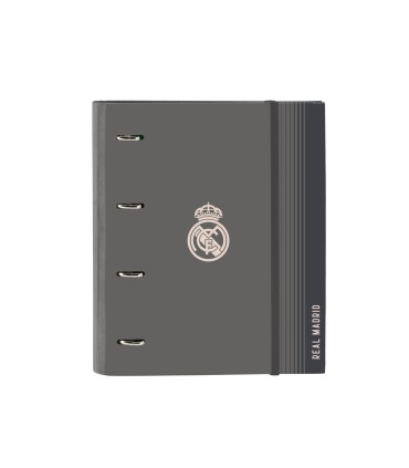 Carpeta con recambio safta din a4 cuadro 5 mm con goma y 5 separadores real madrid 3 equipacion 24 25