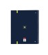 Carpeta con recambio safta din a4 cuadro 5 mm con goma y 5 separadores munich north