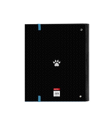 Carpeta con recambio safta din a4 cuadro 5 mm con goma y 5 separadores kelme iron