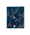 Carpeta con recambio safta din a4 cuadro 5 mm con goma y 5 separadores kelme epic