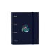Carpeta con recambio safta din a4 cuadro 5 mm con goma y 5 separadores el nino kook