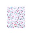Carpeta con recambio safta din a4 cuadro 5 mm con goma y 5 separadores blackfit8 cool