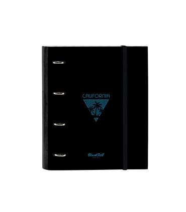 Carpeta con recambio safta din a4 cuadro 5 mm con goma y 5 separadores blackfit8 california