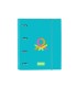 Carpeta con recambio safta din a4 cuadro 5 mm con goma y 5 separadores benetton spring
