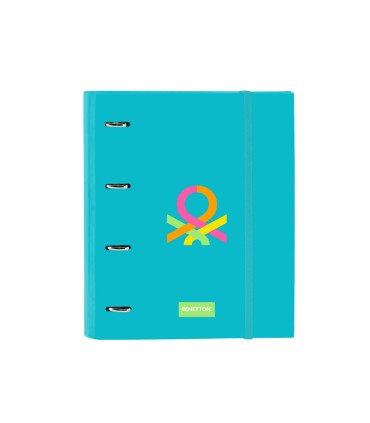 Carpeta con recambio safta din a4 cuadro 5 mm con goma y 5 separadores benetton spring