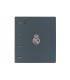 Carpeta con recambio safta din a4 cuadro 5 mm polipropileno foam 4 anillas 35mm real madrid 3