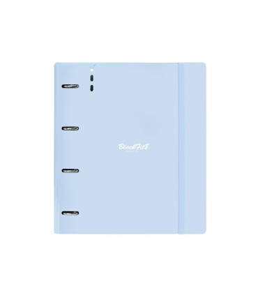 Carpeta con recambio safta din a4 cuadro 5 mm polipropileno foam 4 anillas 35mm blackfit8 cool