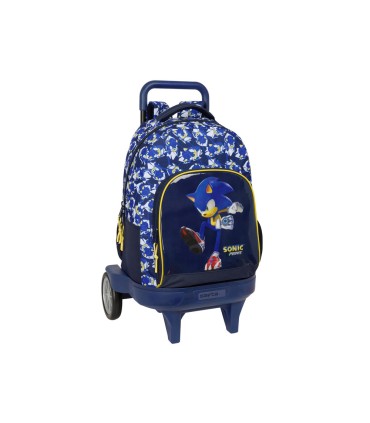 Mochila safta grande con ruedas compact evolution extraible sonic prime city 450x330x220 mm